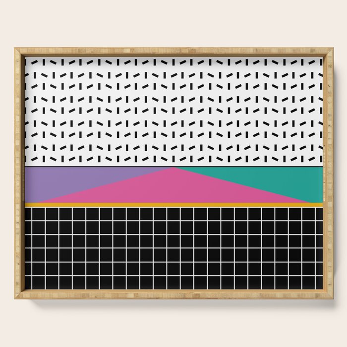 Memphis Pattern 34 / 80s - 90s Retro Serving Tray Gallery Image 1