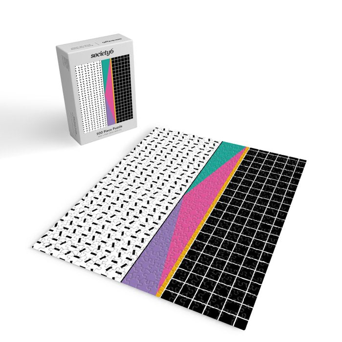 Memphis Pattern 34 / 80s - 90s Retro Jigsaw Puzzle Gallery Image 2