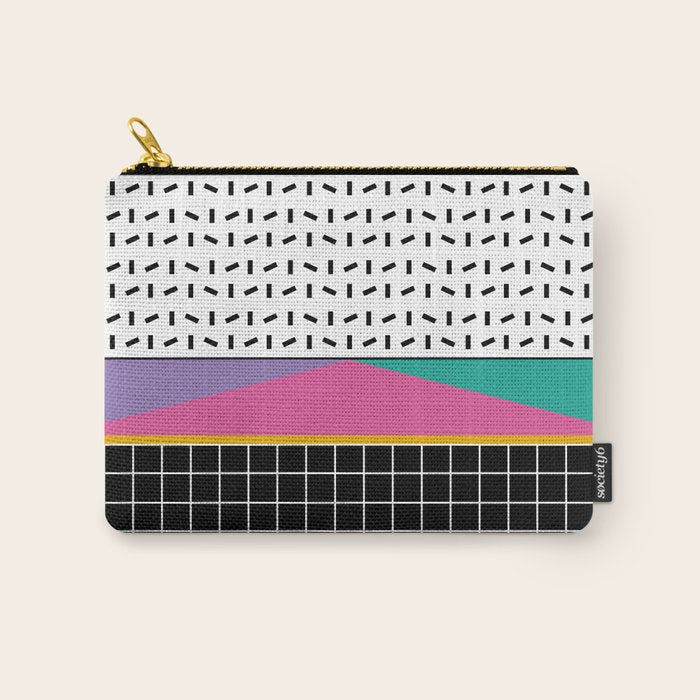 Memphis Pattern 34 / 80s - 90s Retro Carry All Pouch Gallery Image 1