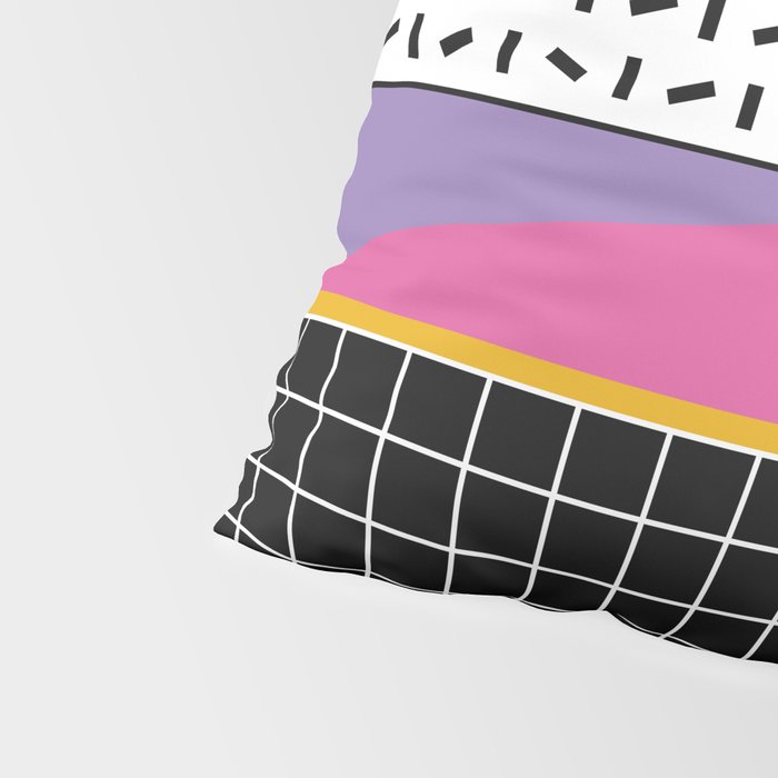 Memphis Pattern 34 / 80s - 90s Retro Pillow Sham Gallery Image 4