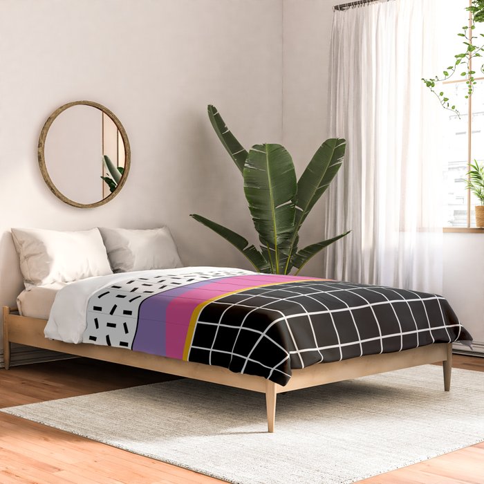 Memphis Pattern 34 / 80s - 90s Retro Comforter Gallery Image 2