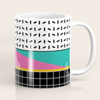 Memphis Pattern 34 / 80s - 90s Retro Coffee Mug Gallery Image 1