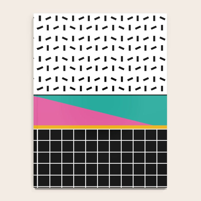Memphis Pattern 34 / 80s - 90s Retro Notebook Gallery Image 4