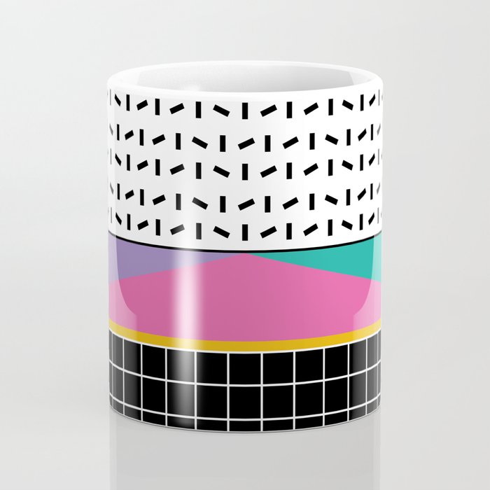 Memphis Pattern 34 / 80s - 90s Retro Coffee Mug Gallery Image 4