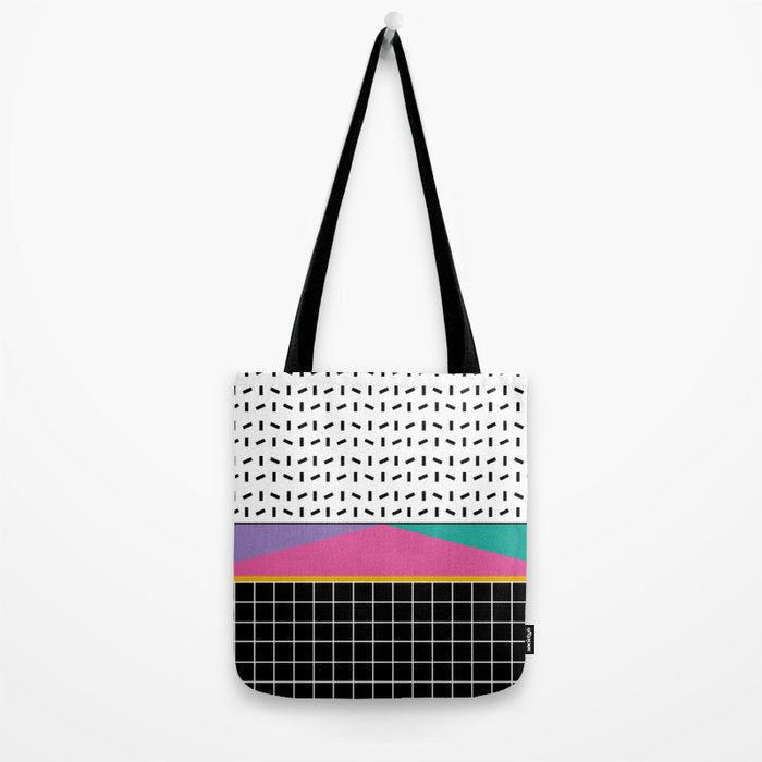 Memphis Pattern 34 / 80s - 90s Retro Tote Bag Gallery Image 2