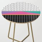 Memphis Pattern 34 / 80s - 90s Retro Side Table Gallery Image 2