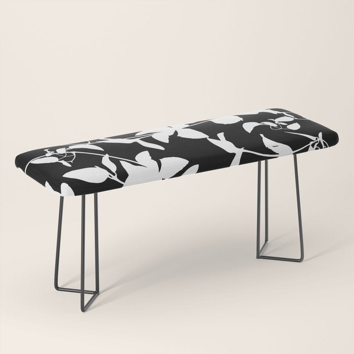 Clematis Contrast  Minimal Floral Silhouettes Bench Gallery Image 1