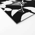 Clematis Contrast  Minimal Floral Silhouettes Welcome Mat Gallery Image 2