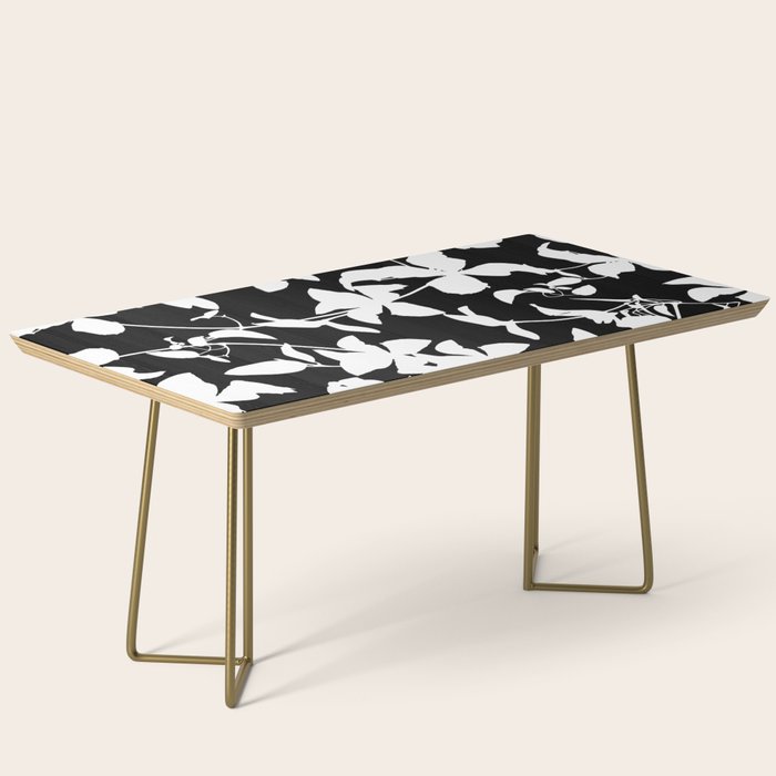 Clematis Contrast  Minimal Floral Silhouettes Coffee Table Gallery Image 2