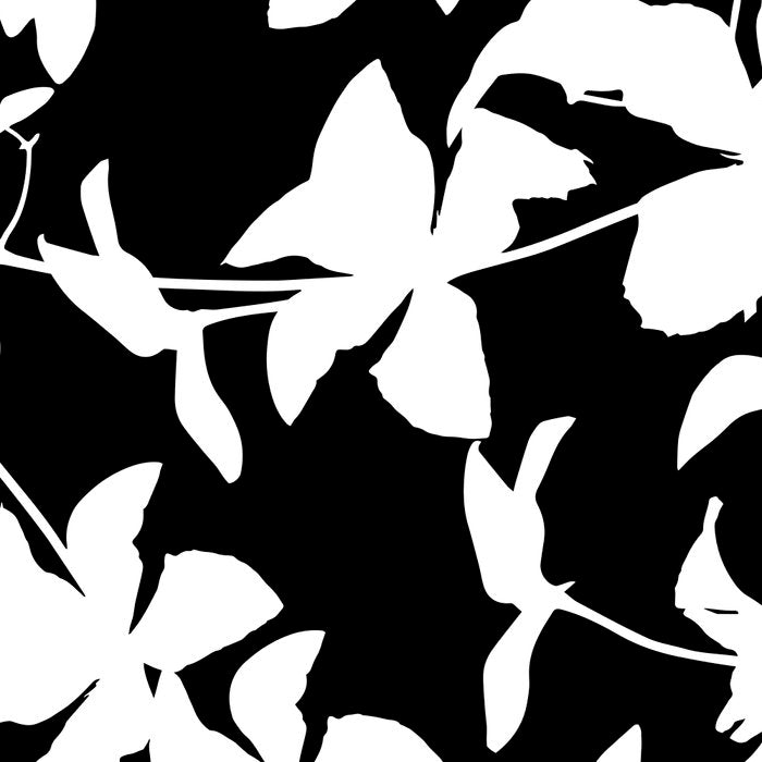 Clematis Contrast  Minimal Floral Silhouettes Coffee Mug Gallery Image 2