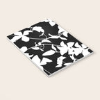 Clematis Contrast  Minimal Floral Silhouettes Notebook Gallery Image 3