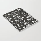 Be a Nice Human - White Type on Black Palette Notebook Gallery Image 2