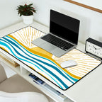 Sunrise At Sea Abstract Landscape Desk Mat Gallery Image 2