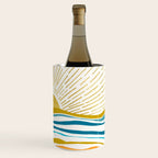 Sunrise At Sea Abstract Landscape Wine Chiller Gallery Image 3