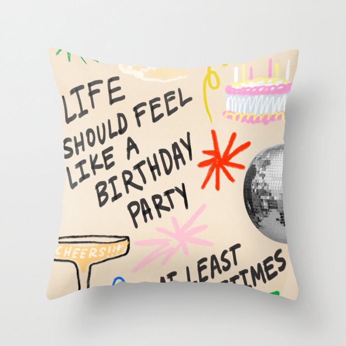 Good Times Throw Pillow Gallery Image 6