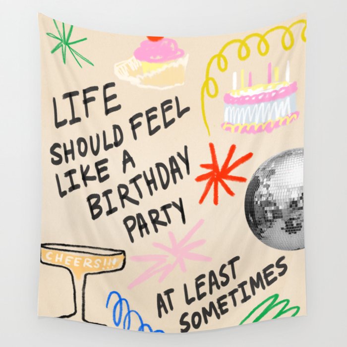 Good Times Wall Tapestry Gallery Image 4