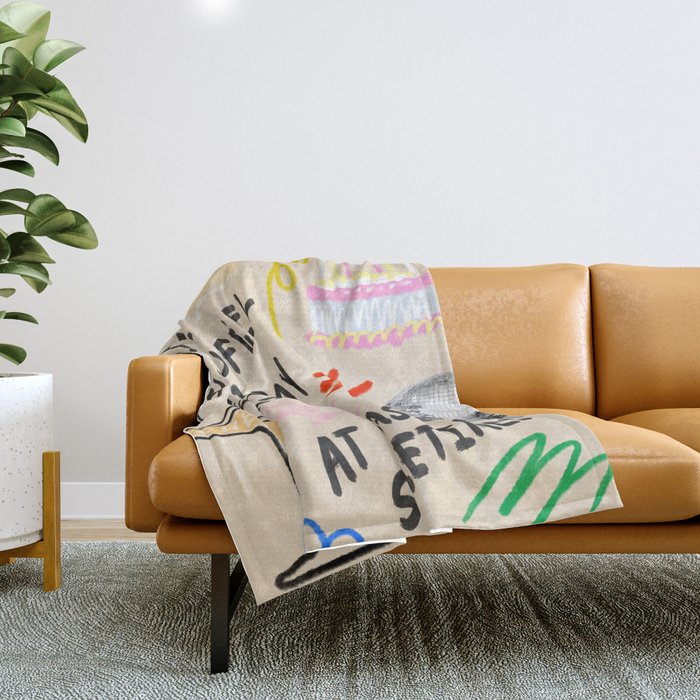 Good Times Throw Blanket Gallery Image 1