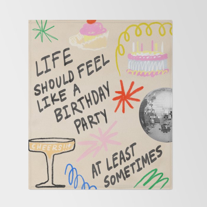 Good Times Throw Blanket Gallery Image 2
