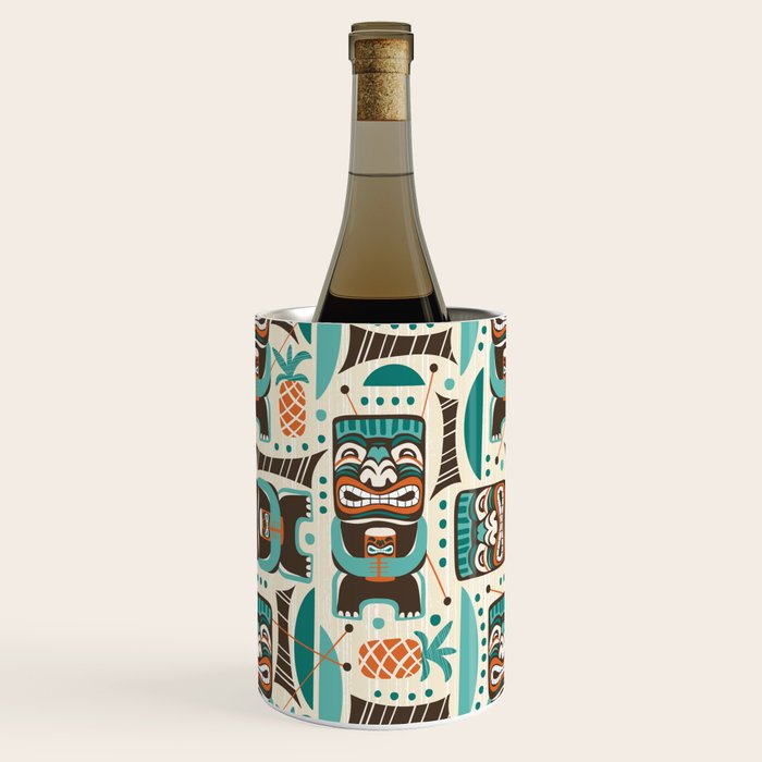 Tiki Hut Cream Aqua Wine Chiller Gallery Image 1