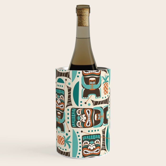 Tiki Hut Cream Aqua Wine Chiller Gallery Image 2