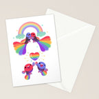 Rainbow guppy 3 Stationery Card Gallery Image 2