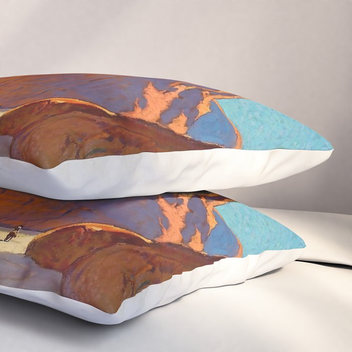 âSunset Canyon de Chellyâ by Edgar Payne Pillow Sham Gallery Image 3