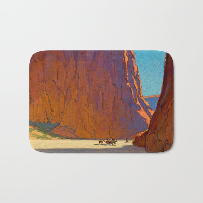 âSunset Canyon de Chellyâ by Edgar Payne Bath Mat Gallery Image 1