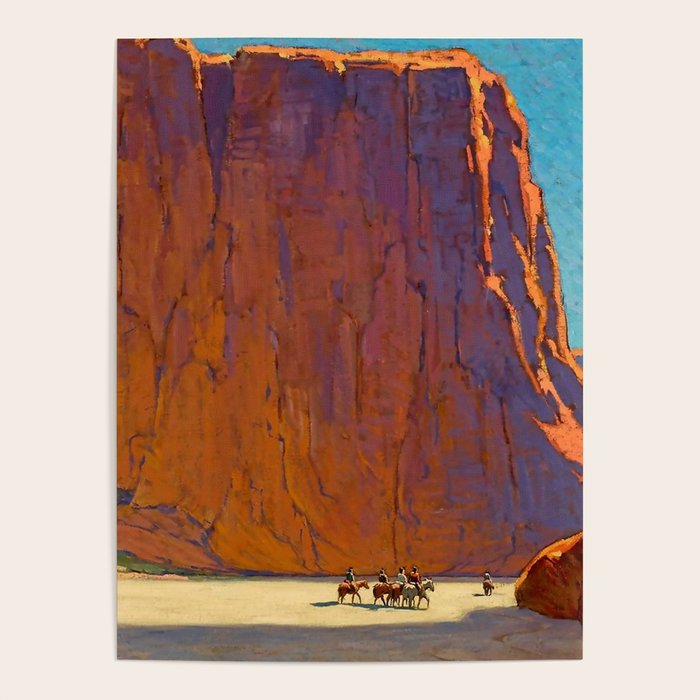 âSunset Canyon de Chellyâ by Edgar Payne Poster Gallery Image 1