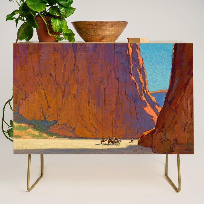 âSunset Canyon de Chellyâ by Edgar Payne Credenza Gallery Image 1