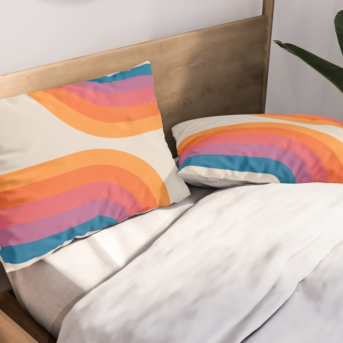 Vintage California Sun: Arches 02 Pillow Sham Gallery Image 2