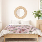 Bird menagerie mauve Duvet Cover Gallery Image 3
