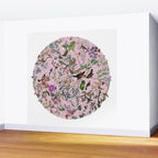 Bird menagerie mauve Wall Mural Gallery Image 2