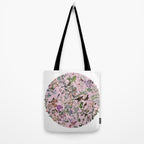 Bird menagerie mauve Tote Bag Gallery Image 2