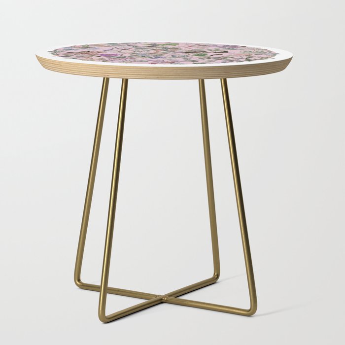 Bird menagerie mauve Side Table Gallery Image 1