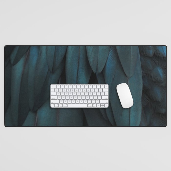 DARK FEATHERS Desk Mat Gallery Image 1