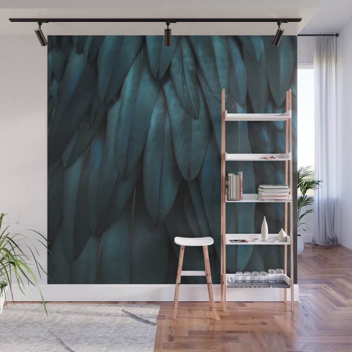 DARK FEATHERS Wall Mural Gallery Image 1