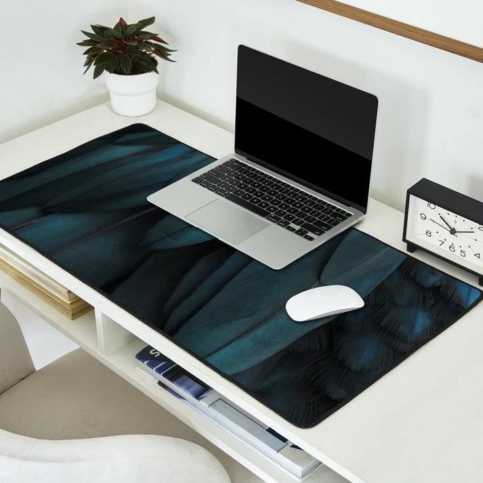 DARK FEATHERS Desk Mat Gallery Image 2