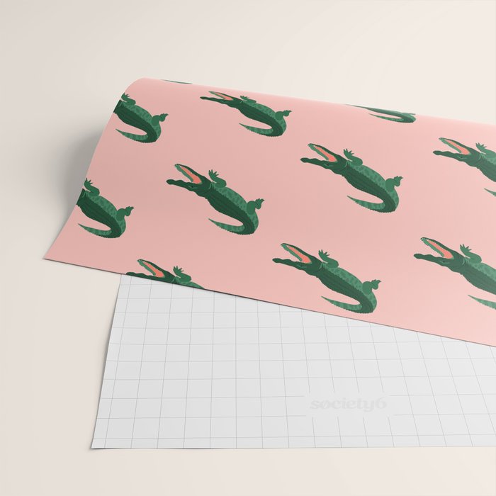 Aligator  Wrapping Paper Gallery Image 2