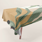 Abstract Art Tropical Leaves 4 Tablecloth Gallery Image 1