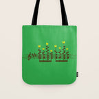 Music notes garden Tote Bag Gallery Image 1