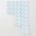 Blue colored paw print background Wallpaper Gallery Image 3