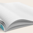 Blue colored paw print background Notebook Gallery Image 2