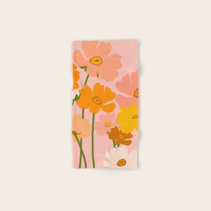 Flower Market - Ranunculus #4 Bath Towel Gallery Image 1