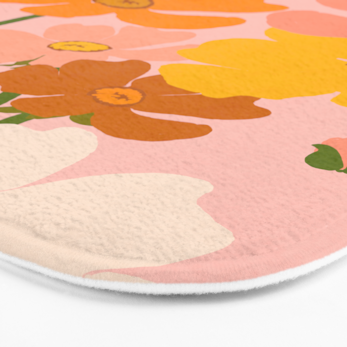 Flower Market - Ranunculus #4 Bath Mat Gallery Image 3