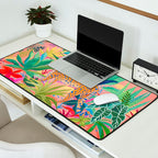 Leopard in Succulent Garden Desk Mat Gallery Image 2