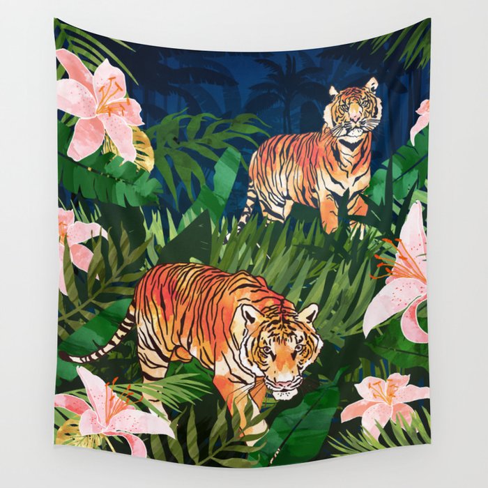 Tiger Dream Wall Tapestry Gallery Image 1