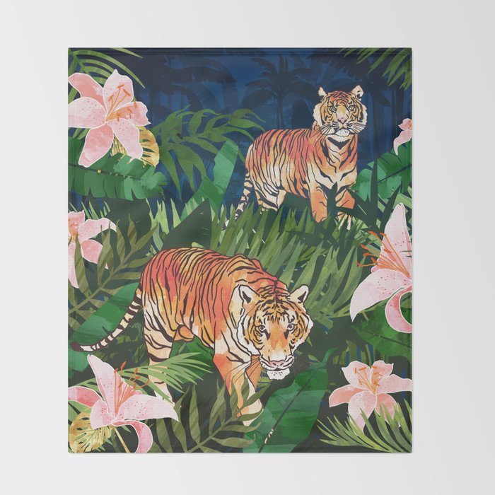 Tiger Dream Throw Blanket Gallery Image 2