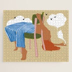 Smoking Up And Making Clouds Jigsaw Puzzle Gallery Image 1
