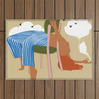 Smoking Up And Making Clouds Outdoor Rug Gallery Image 1