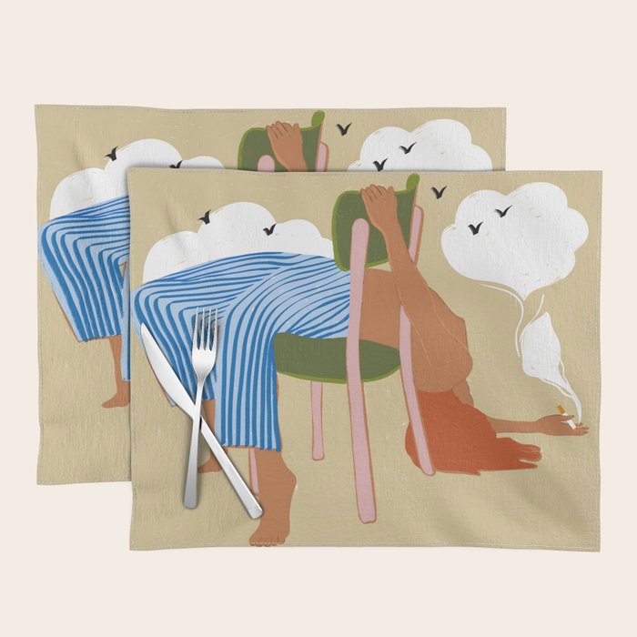 Smoking Up And Making Clouds Placemat Gallery Image 1